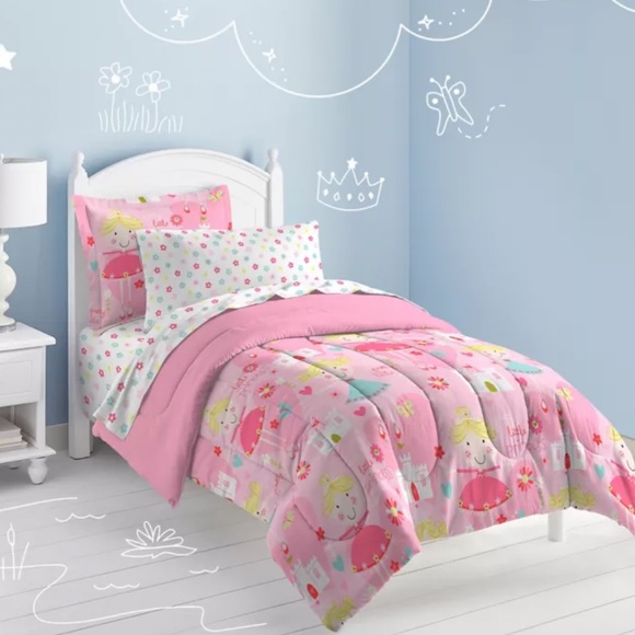 Dream Factory Bedding Dream Factory Pretty Princess 5piece Twin